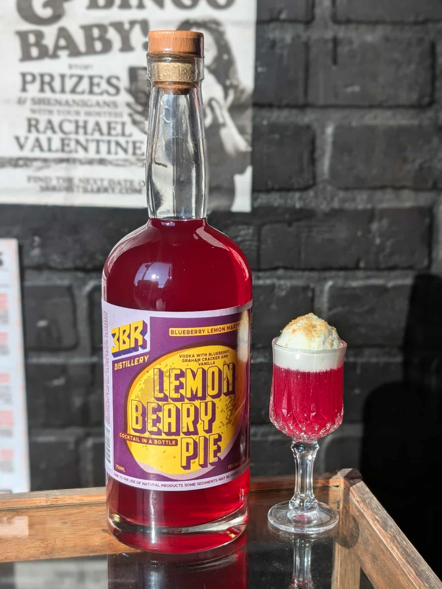 LEMON BEARY PIE blueberry-lemon martini